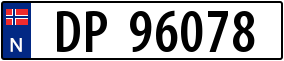 Truck License Plate